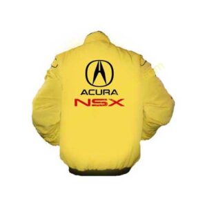 Acura NSX Racing Jacket Yellow back