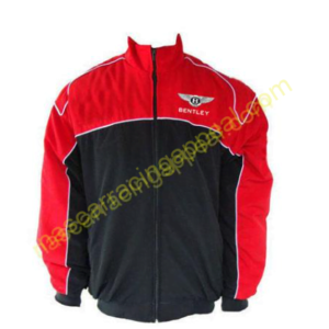 Bentley Racing Jacket, Red and Black, NASCAR Jacket,