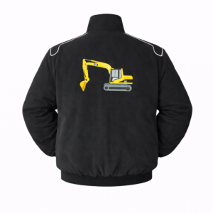CAT Caterpillar Racing Jacket Black back