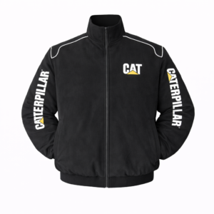 CAT Caterpillar Racing Jacket Black front