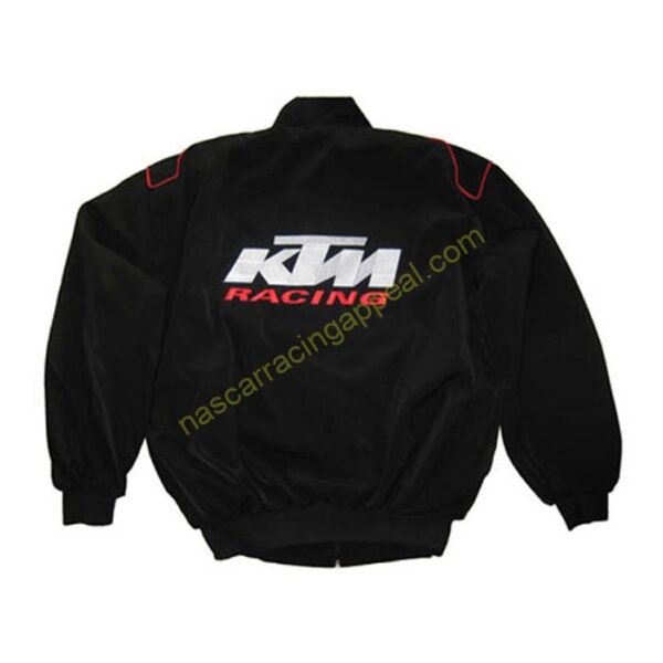 KTM Motorcycle Jacket Black back 1