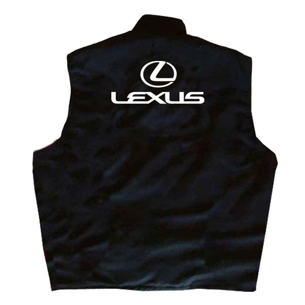 Lexus Vest Black back