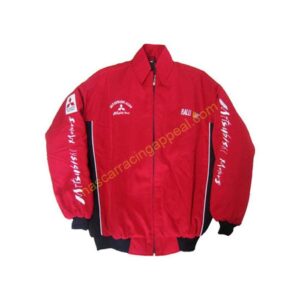 Mitsubishi Racing Jacket, Club Ralli Art Jacket Red, NASCAR jacket,