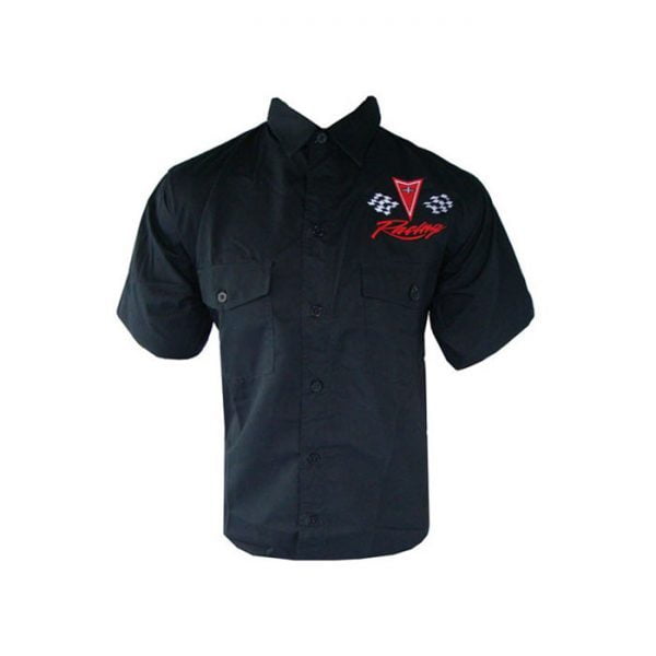 Pontiac Racing Crew Shirt Black front 600x600 1