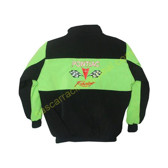 Pontiac, Racing jackets, Black and Green, NASCAR Jacket ...