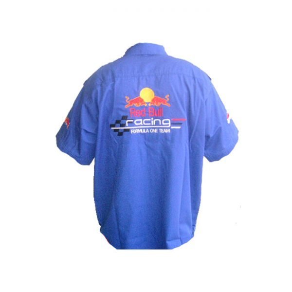 Red Bull Crew Shirt Royal Blue back 1