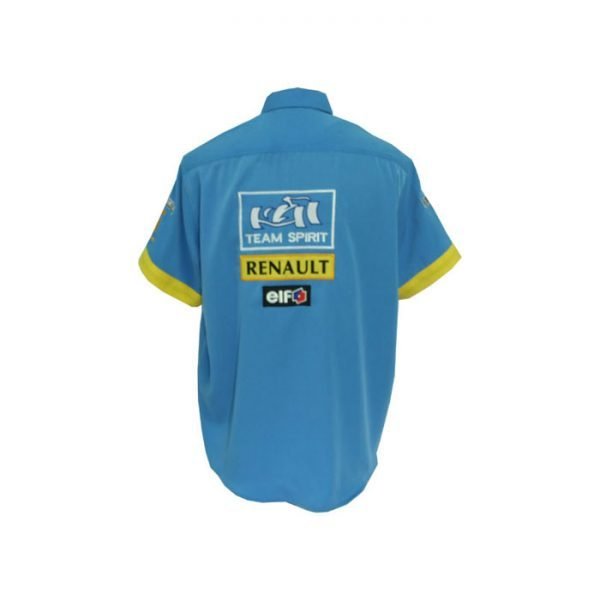 Renault Hanjin Blue Crew Shirt back 2