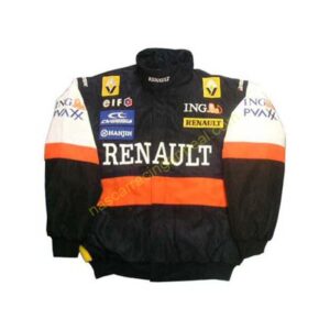 Renault ING Black Racing Jacket, NASCAR Jacket,