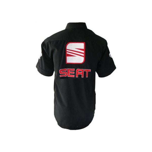 SEAT Crew Shirt Black back 1