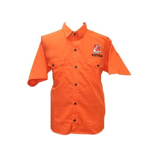 Saturn Astra Orange Crew Shirt front