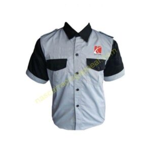 Saturn Gray and Black Crew Shirt front 600x600