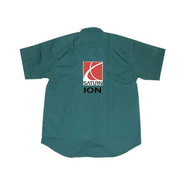 Saturn Ion Green Crew Shirt back