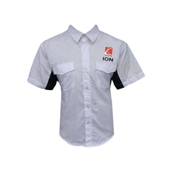 Saturn Ion White Crew Shirt front
