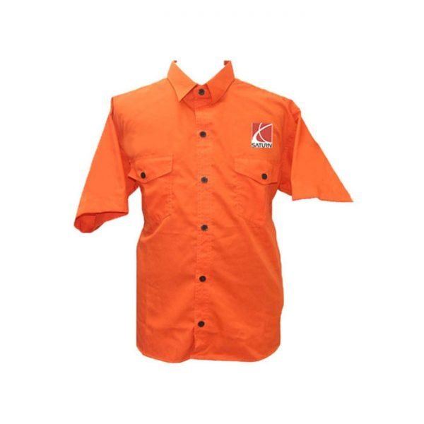 Saturn Orange Crew Shirt front