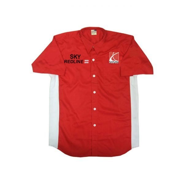 Saturn Sky Redline Red and White Crew Shirt front