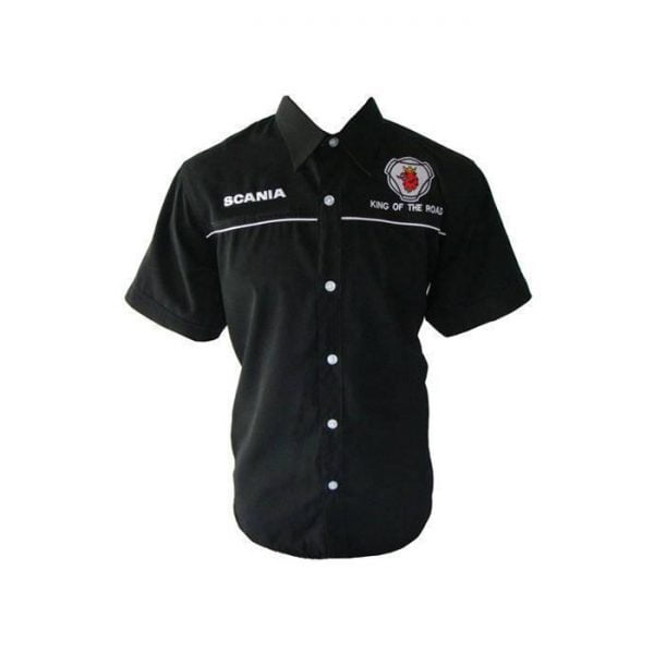 Scania Black Racing Crew Shirt front 600x600 1