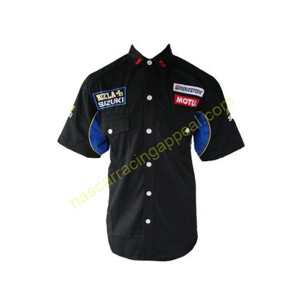 Suzuki Dainese Rizla Black Crew Shirt - Nascar Racing Appeal