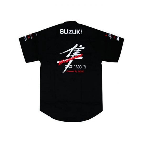 Suzuki Hayabusa Crew Shirt Black back
