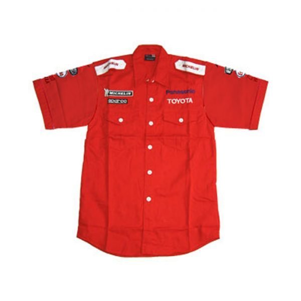 Toyota Panasonic Formula 1 F1 Pit Crew Shirt Red