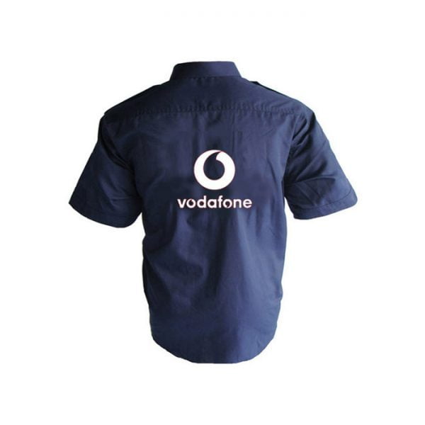 Vodafone Crew Shirt Dark Blue back