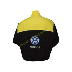 Volkswagen, Racing Jacket, Black & Yellow, NASCAR Jacket