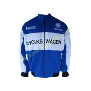 Volkswagen Blue White Racing Jacket