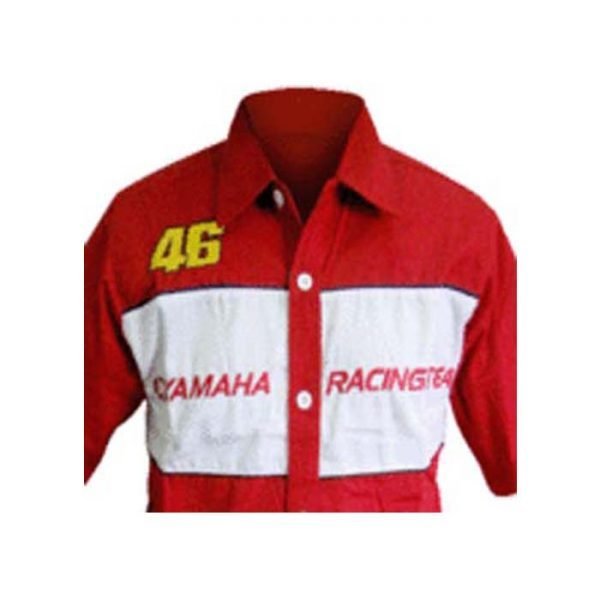 Yamaha Crew Shirt Red and White front