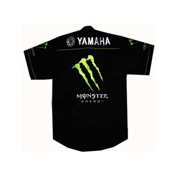 Yamaha Monster Energy Crew Shirt Black back