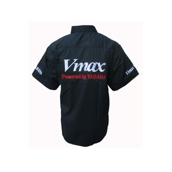 Yamaha VMAX Crew Shirt Hemd Black - Image 2