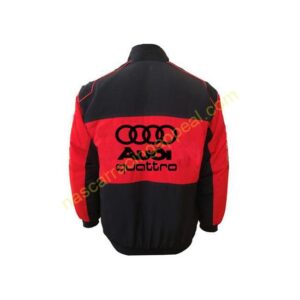 Audi Racing Jacket Black and Red back