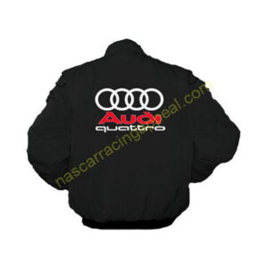 Audi quattro black jacket back