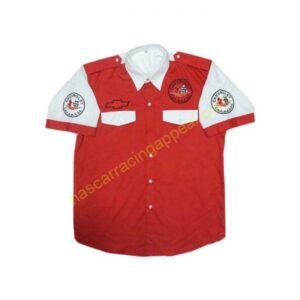 Corvette C1 Crew Shirt Red and White