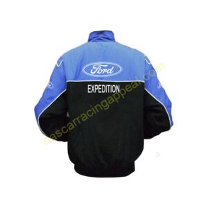Ford Expedition Racing Jacket, Blue & Black, Back