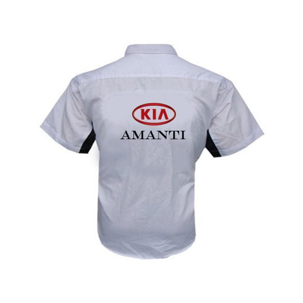 kia amanti crew shirt white back