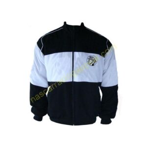 Marauder Racing Jacket Black and White