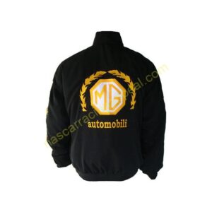 mg automobili jacket black back