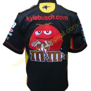 Nascar M Ms Black Polo Shirt