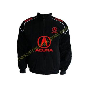 Acura Racing Black Jacket with Piping