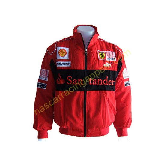 Ferrari Santander F1 Racing Jacket Red