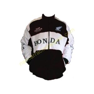 Honda CR Racing Jacket Black and White