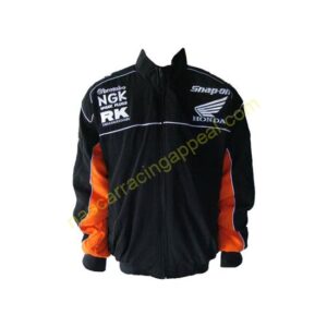 Honda Repsol Racing Jacket Black with Orange