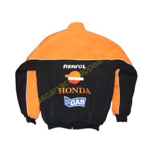 Honda HRC Snap-on Orange Black Jacket