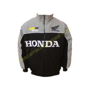 Honda VFR 800 Racing Jacket Light Gray and Black