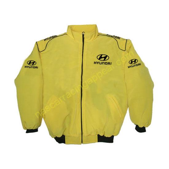 Hyundai Racing Jacket Yellow | nascarracingappeal