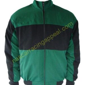 Plain Jacket Green and Black