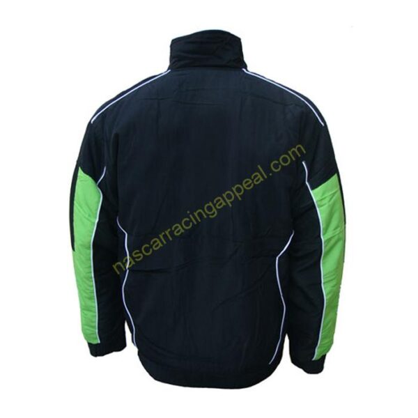 Plain Jacket Jacke Black and Green