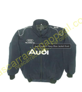 Audi Quattro Racing Jacket Navy Blue