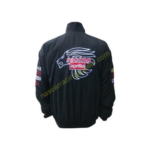 Aprilia MS Racing Jacket Black back 1