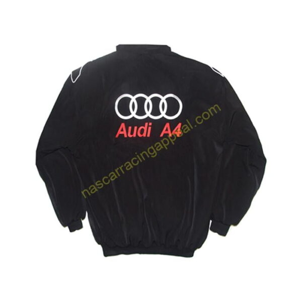 Audi A4 Racing Jacket Black back