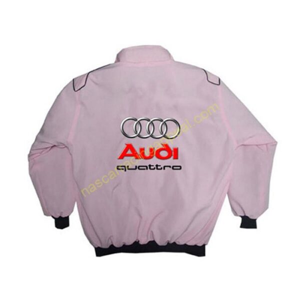 Audi Quattro Racing Jacket Pink back